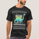 Hanukkah Tee Dinosaur Stegosaurus Dino Menorah<br><div class="desc">Hanukkah Tee Dinosaur Stegosaurus Dino Menorah</div>