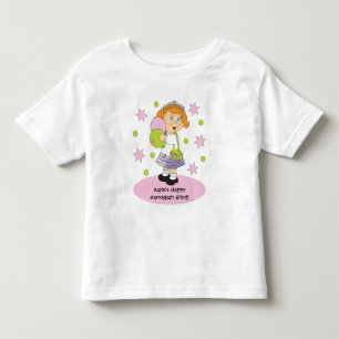 Hanukkah Toddler's Ruffle Dress Personalise Toddler T-Shirt