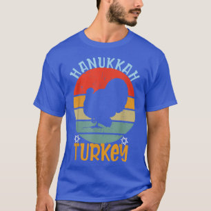 Hanukkah Turkey Funny Thanksgiving Turkey Jewish S T-Shirt