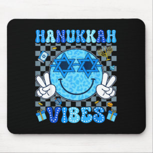 Hanukkah Vibes Chanukah Pajama Happy Hanukkah Men  Mouse Mat