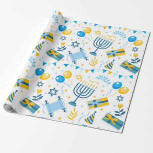 Hanukkah Wrapping Paper
