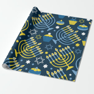 "Hanukkah" Wrapping Paper