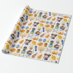 Hanukkah Wrapping Paper<br><div class="desc">Hanukkah themed wrapping paper</div>