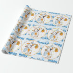 Hanukkah Wrapping Paper "Happy Hanukkah"<br><div class="desc">"Happy Hanukkah" Cute dog,  Zeevie wrapping paper. Price will vary as you choose from 4 paper types and 5 paper sizes. Our Zeevie character is all wrapped up in the holiday spirit! 
Thanks for stopping and shopping by. Much appreciate. Happy Chanukah/Hanukkah!</div>