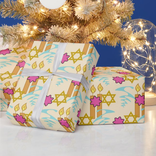 Hanukkah Wrapping Paper Party Supplies  (Holidays)