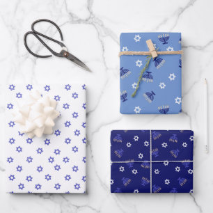 Hanukkah Wrapping Paper Sheet