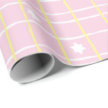 Hanukkah Wrapping Paper "Sweet Pink & Yellow"<br><div class="desc">"Hanukkah Gift Wrap "Sweet Pink & Yellow"".  Enjoy my newest wrapping paper design. Price varies as you choose from 4 paper types and 5 paper sizes. Thanks for stopping and shopping by. Much appreciated! Chag/Happy Chanukah/Hanukkah!</div>