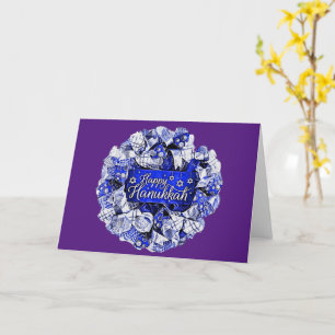 Hanukkah Wreath Card
