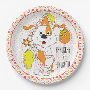 Hanukkah Zeevie Party Paper Plate