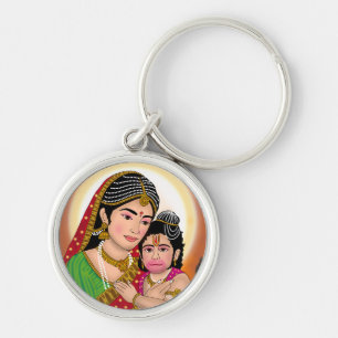 Hanuman & Anjana Mata Keychain