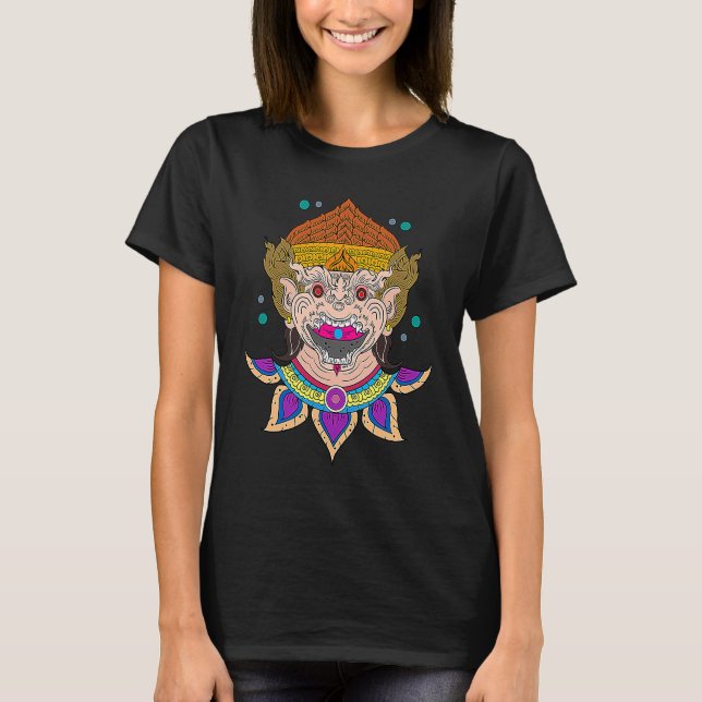 Hanuman Hindu Monkey God T-Shirt (Front)