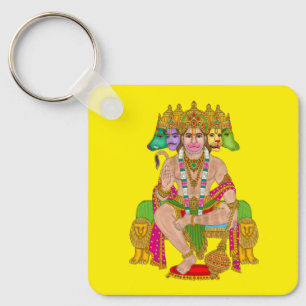 Hanuman Ji Keychain   Hindu Lord Hanuman Spiritual