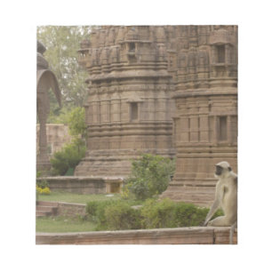 Hanuman Langurs or Black-faced, Common or Grey Notepad