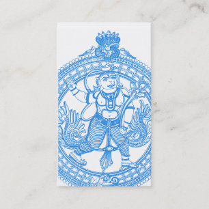 Hanuman monkey god business card