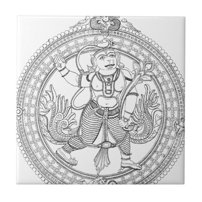 Hanuman Tile (Front)