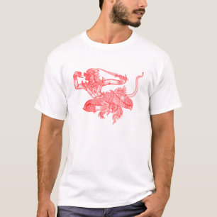 Hanuman Vintage Book Illustration T-Shirt
