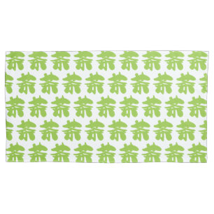 Hanzi / Kanji Language Character Chinese Tea Pillowcase