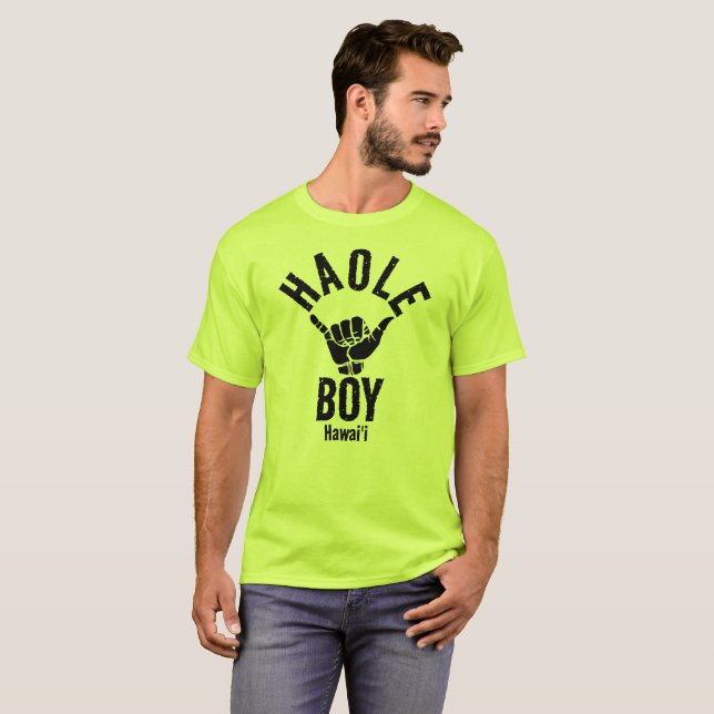 HAOLE BOY SHAKA HAWAII T-Shirt (Front Full)