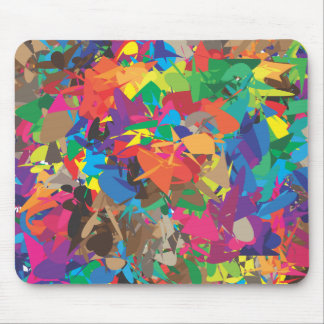 haotic colours mouse mat