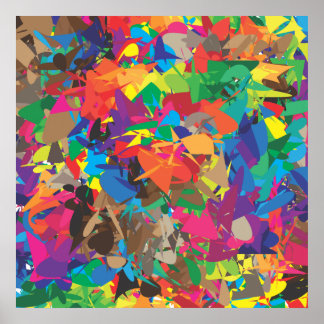 haotic colours poster