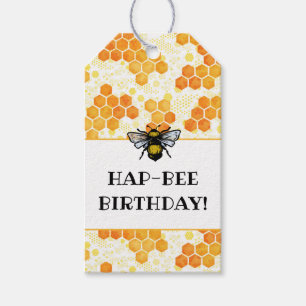 Hap-BEE Birthday Gift Tag