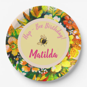 Hap - Bee Birthday Paper Plate