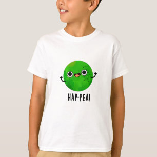 Hap-pea Funny Happy Pea Pun T-Shirt