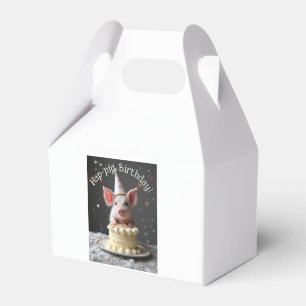 Hap pig Birthday Favour Box