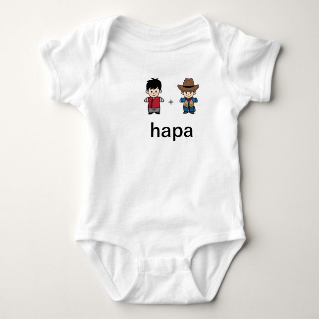 Hapa Chinese Dad & American Dad Bodysuit (Front)