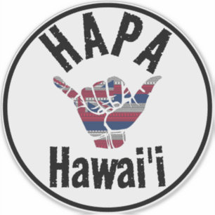 HAPA HAWAII TRIBAL HI Flag SHAKA