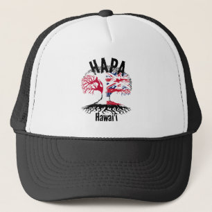 HAPA JAPAN HAWAII ROOTS TRUCKER HAT
