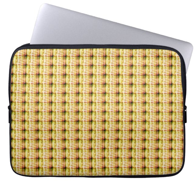 Hapa Plaid Green 1974, Laptop Sleeve (Front)