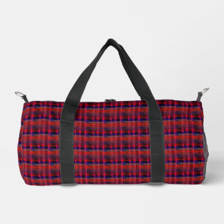 Hapa Plaid Orange 1974,   Duffle Bag