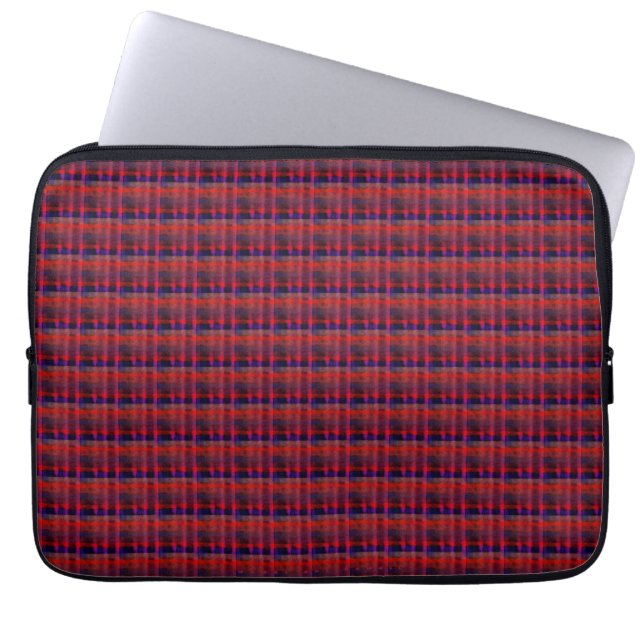 Hapa Plaid Orange 1974, Laptop Sleeve (Front)