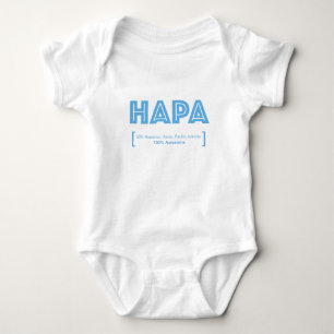 HAPA Pride Half Asian Pacific Islander Baby Bodysuit