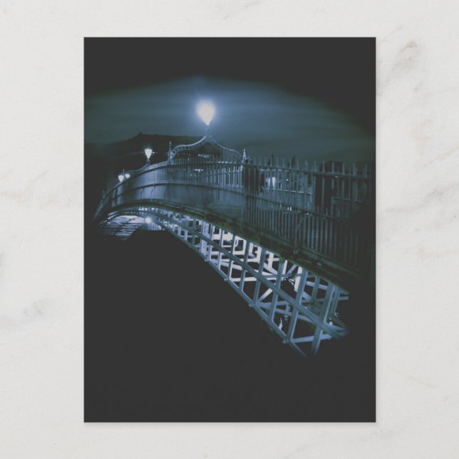 Hapenny at Night II Postcard (Front)