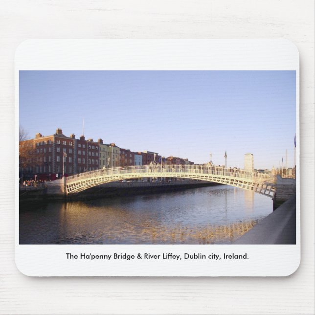 Ha'penny Bridge Dublin City Ireland Mouse Mat (Front)