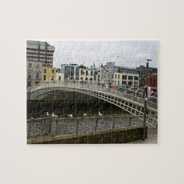 Hapenny Bridge Dublin Jigsaw Puzzle (Horizontal)