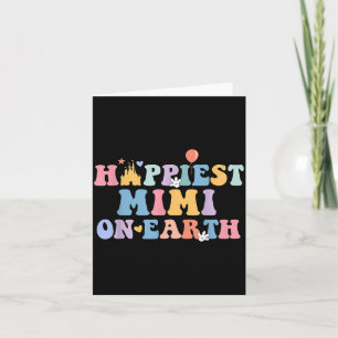 Hapest Mimi On Earth Hapest Grandma Matching Famil Card