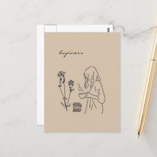Hapiness Aesthetic Postcard