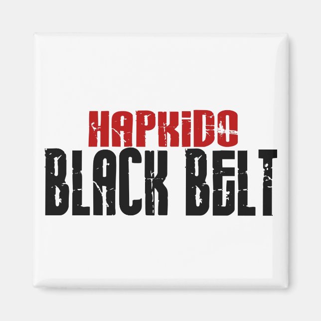 Hapkido Black Belt Magnet (Front)