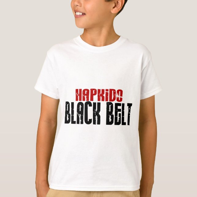 Hapkido Black Belt T-Shirt (Front)