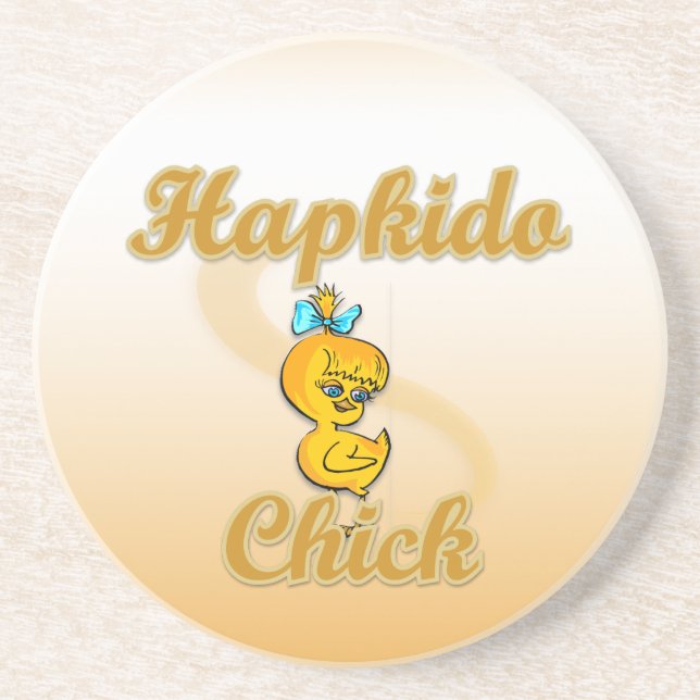 Hapkido Chick Coaster (Front)