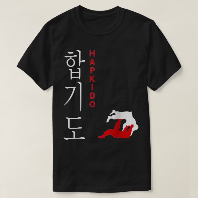 Hapkido Korean Martial Art Fighter  T-Shirt (Design Front)