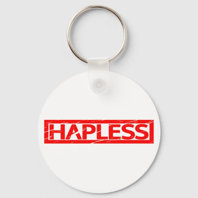 Hapless Stamp Key Ring (Front)