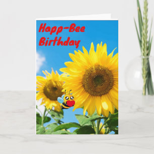 Happ-Bee Birthday Card