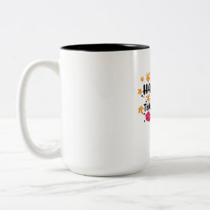 Happ Thanksgiving Two-Tone Coffee Mug