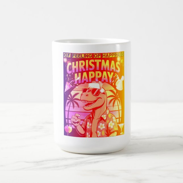 happay Christmas Joy: The feeling of happiness Coffee Mug (Center)