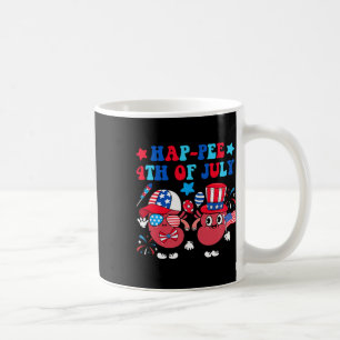 Happee 4th Of July Kidney Usa Hat Sungles Dialysis Coffee Mug