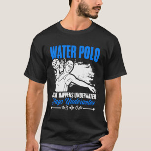 Happens Underwater Water Polo Player Team Sport Wa